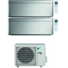 CONDIZIONATORE DAIKIN STYLISH SILVER WI-FI DUAL SPLIT 9000+9000 BTU INVERTER GAS R-32 2MXM68N A+++