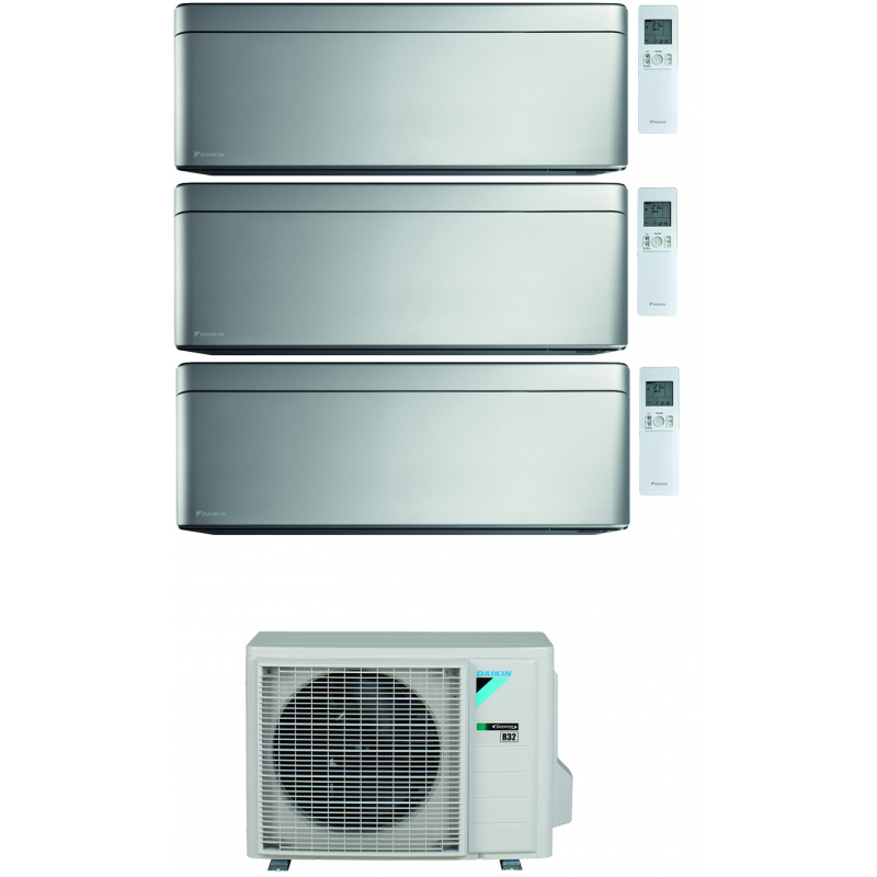 condizionatore daikin stylish silver wi fi trial split 7000700015000 btu inverter gas r 32 3mxm52n