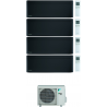 CONDIZIONATORE DAIKIN STYLISH TOTAL BLACK WI-FI QUADRI SPLIT 7000+9000+9000+12000 BTU INVERTER GAS R-32 4MXM68N A+++