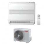 TOSHIBA CONDIZIONATORE A PAVIMENTO MONOSPLIT CONSOLE GAS R32 18000 BTU RAS-18J2 A++