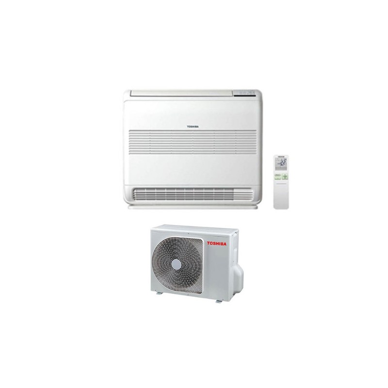 toshiba condizionatore a pavimento monosplit console gas r32 18000 btu ras 18j2