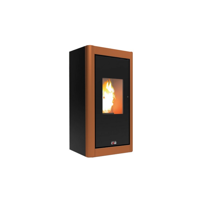 Stufa a Pellet Anselmo Cola Urban 6.33 Kw ad Aria - Zeta ...