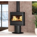 stufa a legna la nordica extraflame jennifer eps 80 kw interamente in ghisa smaltata ad aria