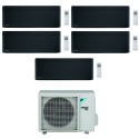 condizionatore daikin penta split stylish 7000700090001200012000 btu total black wifi inverter 5mxm90n