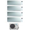 condizionatore daikin quadri split emura 700070001500015000 btu bianco wifi inverter 4mxm80n