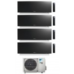 CONDIZIONATORE DAIKIN EMURA 3 QUADRI SPLIT 9000+9000+9000+18000 BTU BLACK WIFI INVERTER 4MXM80N A+++