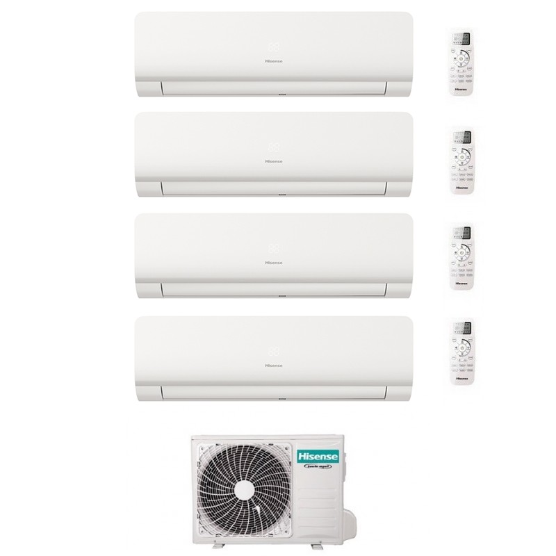 condizionatore hisense quadri split new energy 700090001200012000 btu wifi inverter 4amw81u4raa