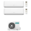 condizionatore hisense dual split hi comfort 700018000 btu wifi inverter 3amw62u4rjc a