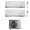 CONDIZIONATORE DAIKIN DUAL SPLIT PERFERA ALL SEASONS 5000+7000 BTU WIFI INVERTER 2MXM40A A+++