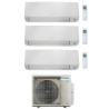 CONDIZIONATORE DAIKIN TRIAL SPLIT PERFERA ALL SEASONS 5000+12000+12000 BTU WIFI INVERTER 3MXM68A A+++