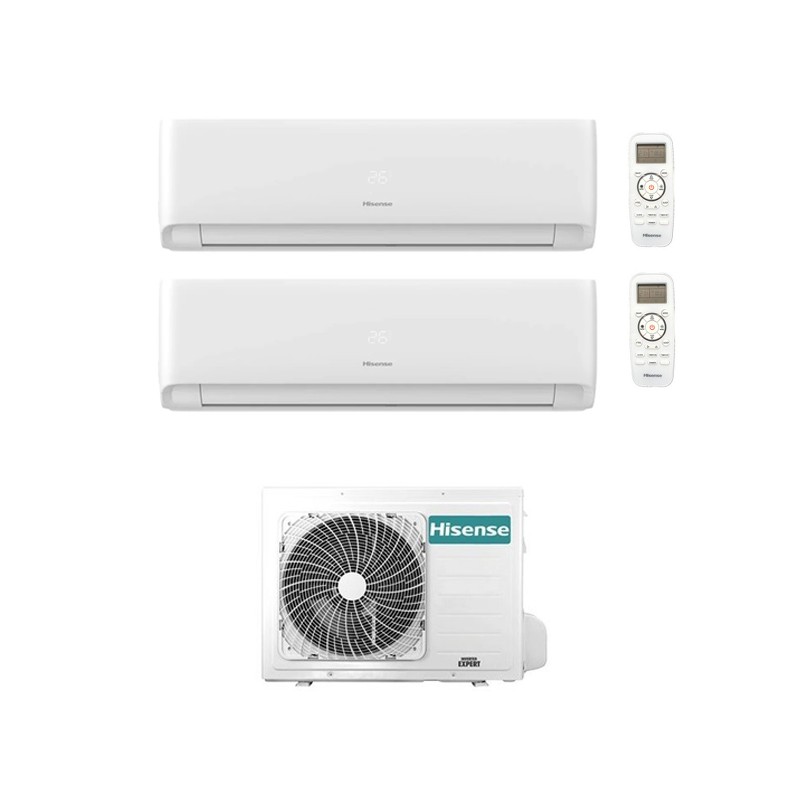 condizionatore hisense dual split ecosense 70009000 btu wifi inverter 2amw35u4rgc