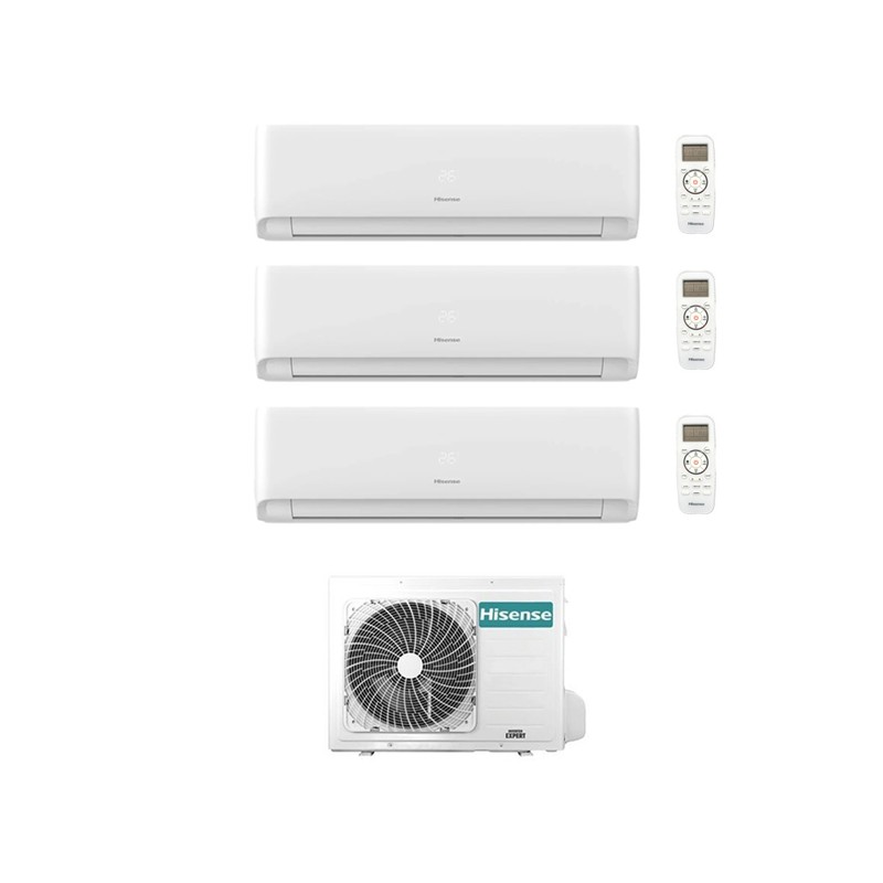 condizionatore hisense trial split ecosense 700070007000 btu wifi inverter 3amw52u4rjc