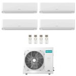 CONDIZIONATORE HISENSE QUADRI SPLIT ECOSENSE 7000+7000+7000+18000 BTU WIFI INVERTER 4AMW81U4RJC A++