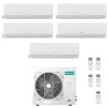 CONDIZIONATORE HISENSE PENTA SPLIT ECOSENSE 9000+9000+9000+9000+12000 BTU WIFI INVERTER 5AMW125U4RTA A++