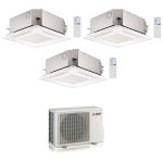 CONDIZIONATORE MITSUBISHI TRIAL SPLIT CASSETTA A 4 VIE SLZ-M 12000+12000+12000 BTU WIFI INVERTER MXZ-3F68VF3 A++