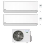 CONDIZIONATORE PANASONIC DUAL SPLIT ETHEREA BIANCO 7000+12000 BTU WIFI INVERTER CU-2Z35TBE A+++