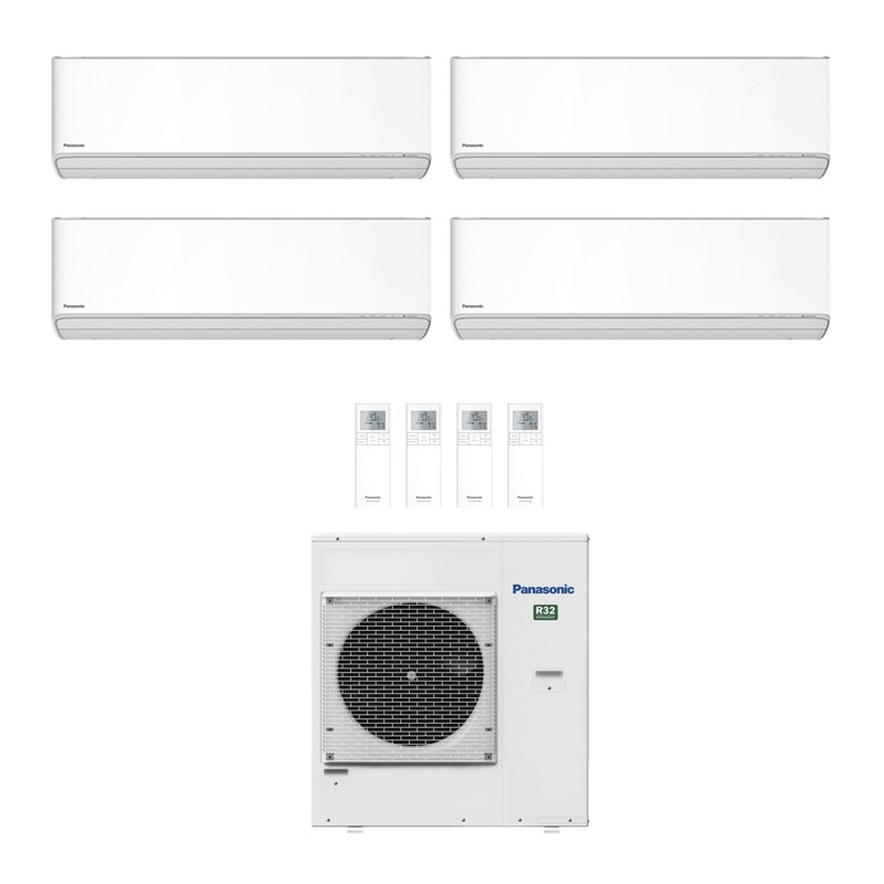 condizionatore panasonic quadri split etherea bianco 7000700070007000 btu wifi inverter cu 4z68tbe