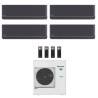 CONDIZIONATORE PANASONIC QUADRI SPLIT ETHEREA GRAFITE 7000+7000+7000+7000 BTU WIFI INVERTER CU-4Z68TBE A++