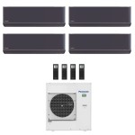 CONDIZIONATORE PANASONIC QUADRI SPLIT ETHEREA GRAFITE 7000+7000+7000+9000 BTU WIFI INVERTER CU-4Z68TBE A++