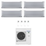 CONDIZIONATORE PANASONIC QUADRI SPLIT ETHEREA SILVER 7000+7000+7000+7000 BTU WIFI INVERTER CU-4Z68TBE A++