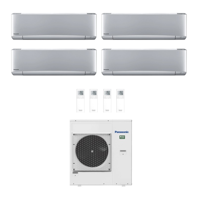 condizionatore panasonic quadri split etherea silver 7000700070007000 btu wifi inverter cu 4z68tbe