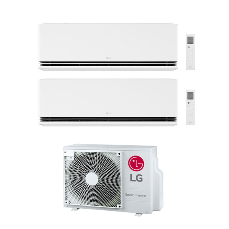 condizionatore lg dual split dualcool premium 900012000 btu wifi inverter mu2r15