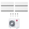 CONDIZIONATORE LG QUADRI SPLIT DUALCOOL PREMIUM 9000+9000+9000+9000 BTU WIFI INVERTER MU4R27 A++