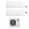 CONDIZIONATORE MITSUBISHI DUAL SPLIT MSZ-AY 5000+5000 BTU WIFI INVERTER MXZ-2F33VF4 A++