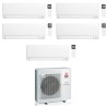 CONDIZIONATORE MITSUBISHI PENTA SPLIT MSZ-AY 5000+5000+5000+5000+9000 BTU WIFI INVERTER MXZ-5F102VF2 A++