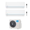 CONDIZIONATORE MIDEA DUAL SPLIT EVOLUTION 7000+9000 BTU WIFI INVERTER M2OE-18HFN8-Q A++