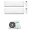 CONDIZIONATORE HISENSE DUAL SPLIT HI-COMFORT 9000+18000 BTU WIFI INVERTER 3AMW72U4RJC A++