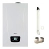 CALDAIA BAXI LUNA DUO-TEC E 33 KW A CONDENSAZIONE CAMERA STAGNA METANO/GPL A7720027 + KIT FUMI OMAGGIO