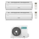 condizionatore hisense dual split silentium pro 900012000 btu wifi inverter 2amw42u4rgc a