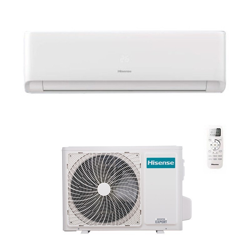 prodotto outlet condizionatore hisense ecosense wifi 12000 btu monosplit inverter r32 a cod110