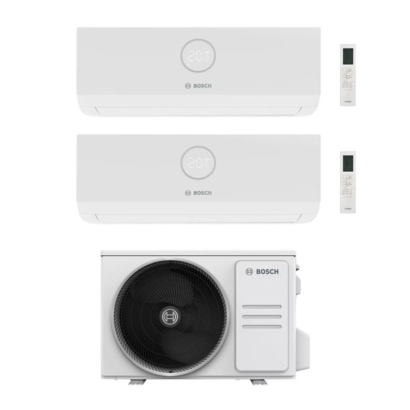 condizionatore bosch dual split climate cl3000i we 90009000 btu inverter r32 cl5000m 532 e a