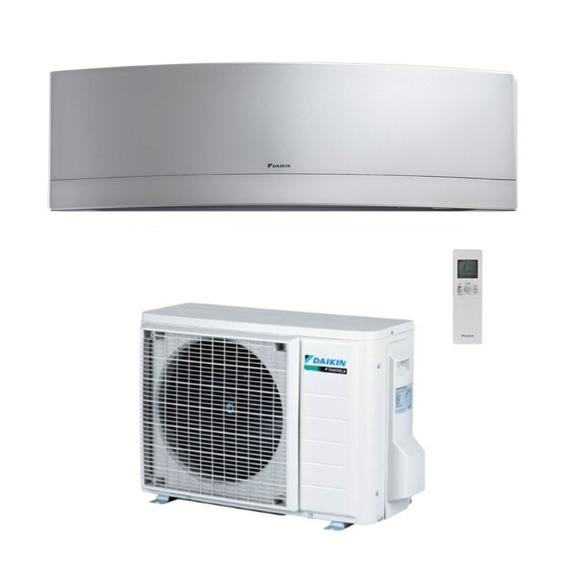 condizionatore daikin emura silver 9000 btu wi fi monosplit inverter r32 ftxj25ms a