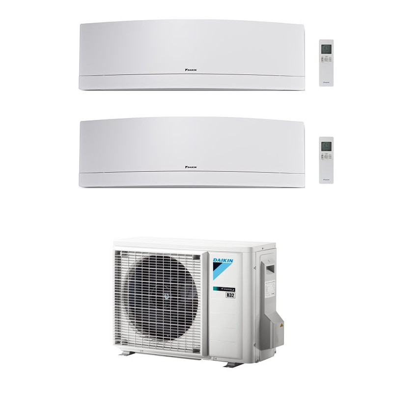 condizionatore daikin emura bianco dual split 900012000 btu wi fi monosplit inverter r32 2mxm40a a