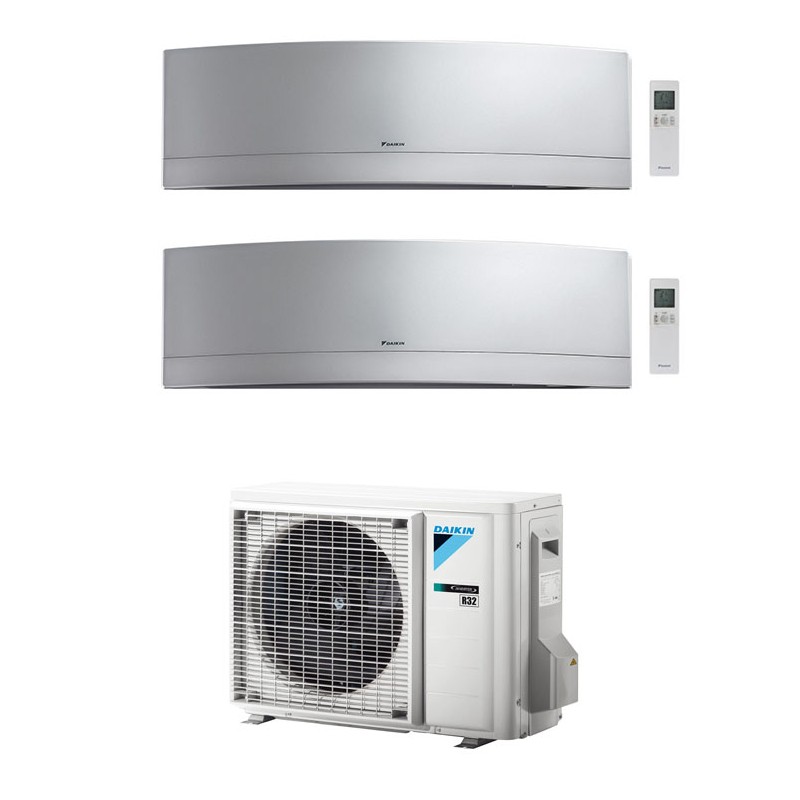 condizionatore daikin emura silver dual split 900012000 btu wi fi monosplit inverter r32 2mxm40a a