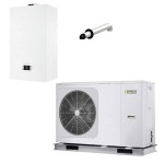 SISTEMA POMPA DI CALORE IBRIDA BERETTA HYBRID CIAO X 25KW + HYDRO UNIT CHILLER 8.0 KW MONOFASE INVERTER CON MODULO IDRONICO A+++