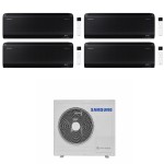 CONDIZIONATORE SAMSUNG QUADRI SPLIT WINDFREE BLACK 7000+7000+7000+9000 BTU WIFI INVERTER AJ080TXJ4KG/EU A++