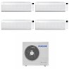 CONDIZIONATORE SAMSUNG QUADRI SPLIT WINDFREE ELITE S2 7000+7000+7000+9000 BTU WIFI INVERTER AJ080TXJ4KG/EU A++