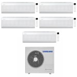 CONDIZIONATORE SAMSUNG PENTA SPLIT WINDFREE ELITE S2 7000+7000+7000+7000+7000 BTU WIFI INVERTER AJ100TXJ5KG/EU A++