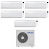 CONDIZIONATORE SAMSUNG PENTA SPLIT WINDFREE ELITE S2 9000+9000+9000+9000+12000 BTU WIFI INVERTER AJ100TXJ5KG/EU A++