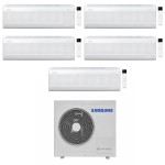 CONDIZIONATORE SAMSUNG PENTA SPLIT WINDFREE AVANT S2 7000+7000+7000+7000+7000 BTU WIFI INVERTER AJ100TXJ5KG/EU A++