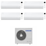 CONDIZIONATORE SAMSUNG QUADRI SPLIT CEBU S2 7000+7000+7000+7000 BTU WIFI INVERTER AJ080TXJ4KG/EU A++