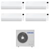 CONDIZIONATORE SAMSUNG QUADRI SPLIT CEBU S2 7000+7000+7000+9000 BTU WIFI INVERTER AJ080TXJ4KG/EU A++