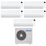 CONDIZIONATORE SAMSUNG PENTA SPLIT CEBU S2 7000+7000+7000+7000+7000 BTU WIFI INVERTER AJ100TXJ5KG/EU A++