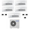 CONDIZIONATORE SAMSUNG PENTA SPLIT CASSETTA A 1 VIA WINDFREE 9000+9000+9000+12000+12000 BTU INVERTER AJ100TXJ5KG/EU A++