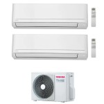 CONDIZIONATORE TOSHIBA DUAL SPLIT SEIYA SMART 5000+9000 BTU WIFI INVERTER RAS-2M14G3AVG-E A+++