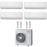 CONDIZIONATORE TOSHIBA QUADRI SPLIT SEIYA CLASSIC 5000+5000+18000+18000 BTU INVERTER RAS-5M34G3AVG-E A++